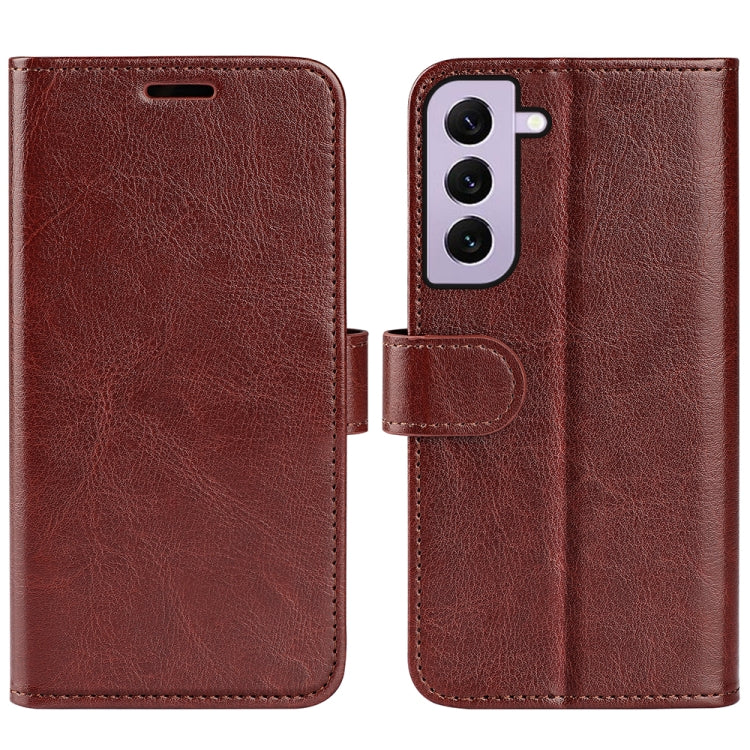 For Samsung Galaxy S23 5G R64 Texture Leather Phone Case