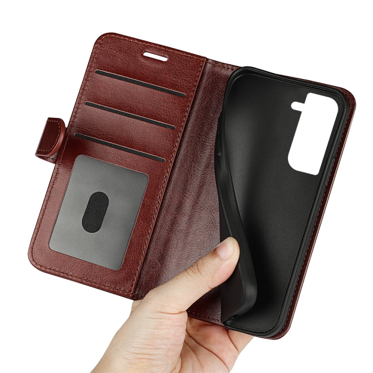 For Samsung Galaxy S23 5G R64 Texture Leather Phone Case