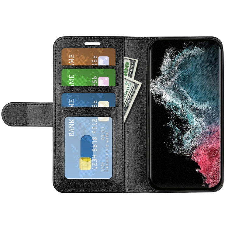 For Samsung Galaxy S23 Ultra 5G R64 Texture Leather Phone Case