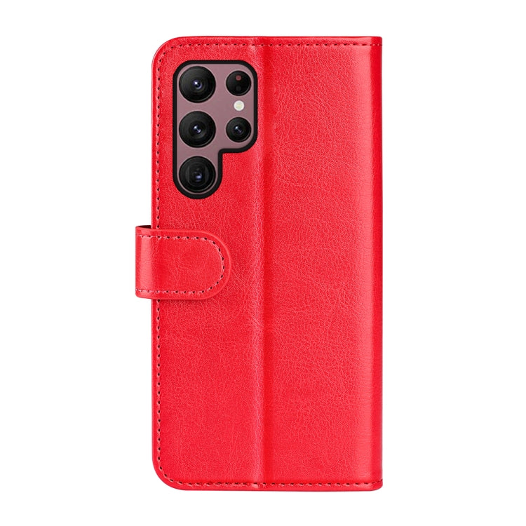 For Samsung Galaxy S23 Ultra 5G R64 Texture Leather Phone Case