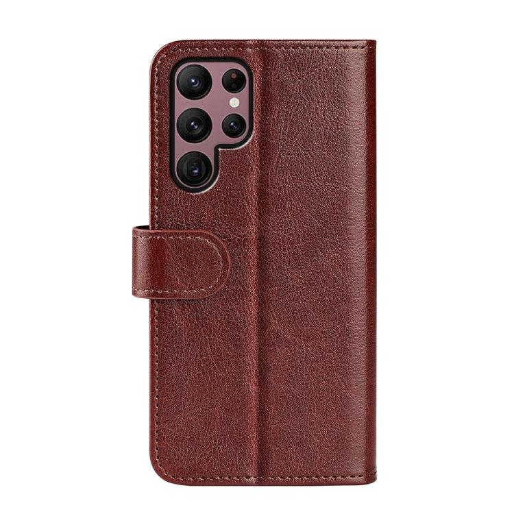 For Samsung Galaxy S23 Ultra 5G R64 Texture Leather Phone Case