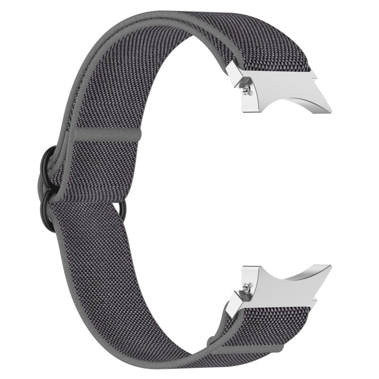 For Samsung Galaxy Watch 5 40mm Nylon Stretch Black Buckle Watch Band