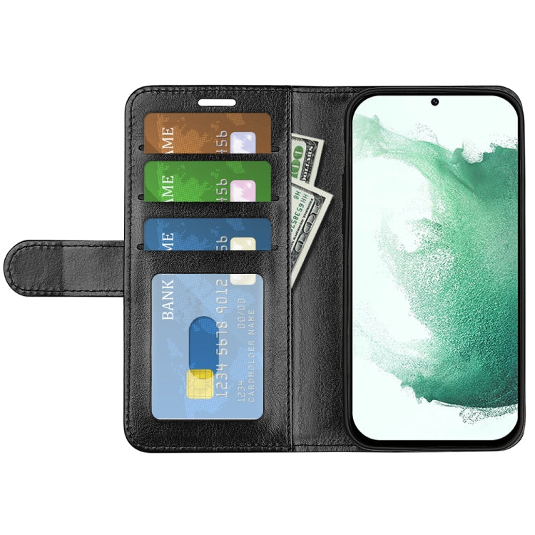 For Samsung Galaxy S23+ 5G R64 Texture Leather Phone Case