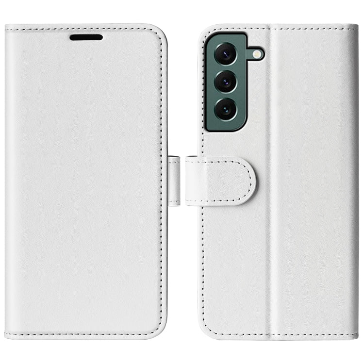 For Samsung Galaxy S23+ 5G R64 Texture Leather Phone Case