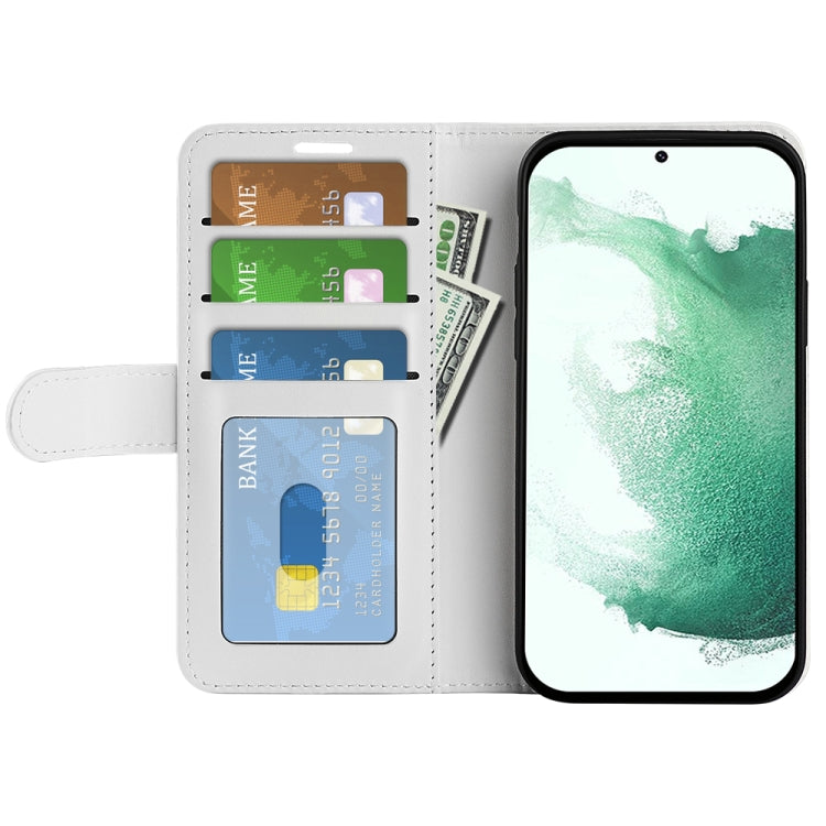 For Samsung Galaxy S23+ 5G R64 Texture Leather Phone Case