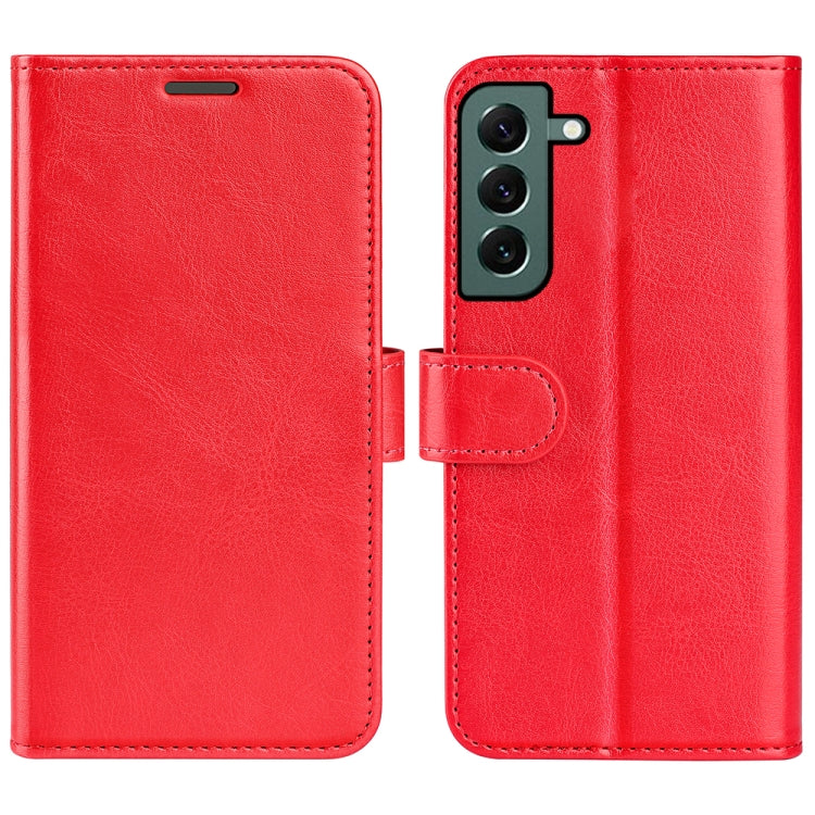 For Samsung Galaxy S23+ 5G R64 Texture Leather Phone Case