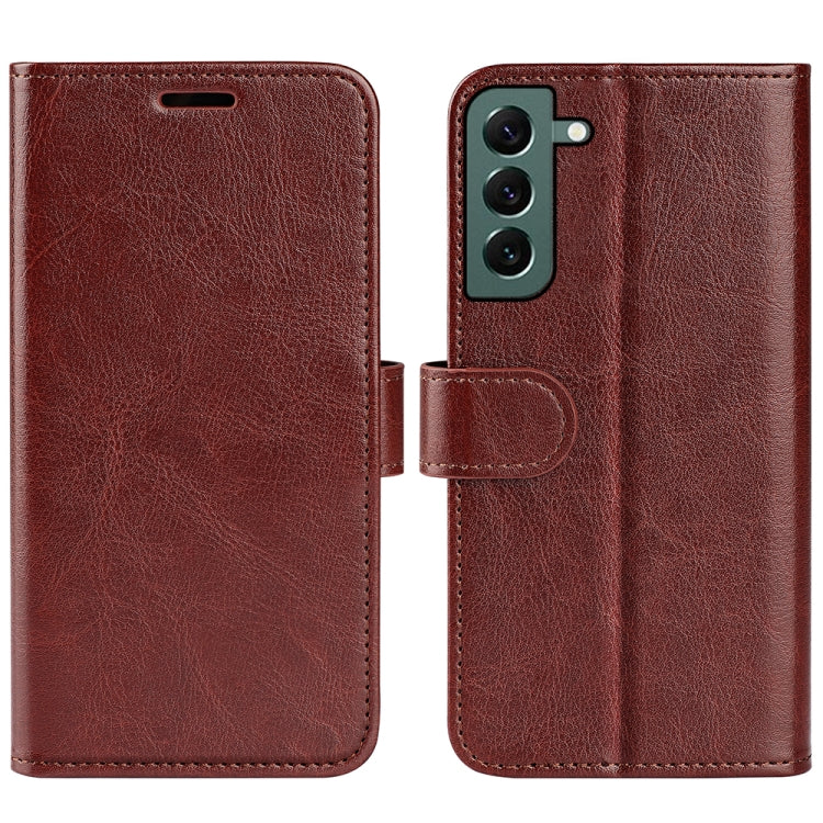 For Samsung Galaxy S23+ 5G R64 Texture Leather Phone Case