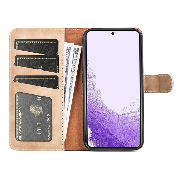 For Samsung Galaxy S23 5G Stitching Horizontal Flip Leather Phone Case
