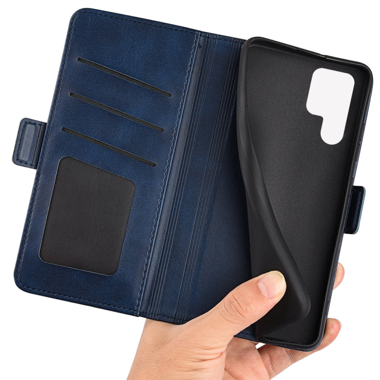 For Samsung Galaxy S23 Ultra 5G Dual-side Magnetic Buckle Leather Phone Case