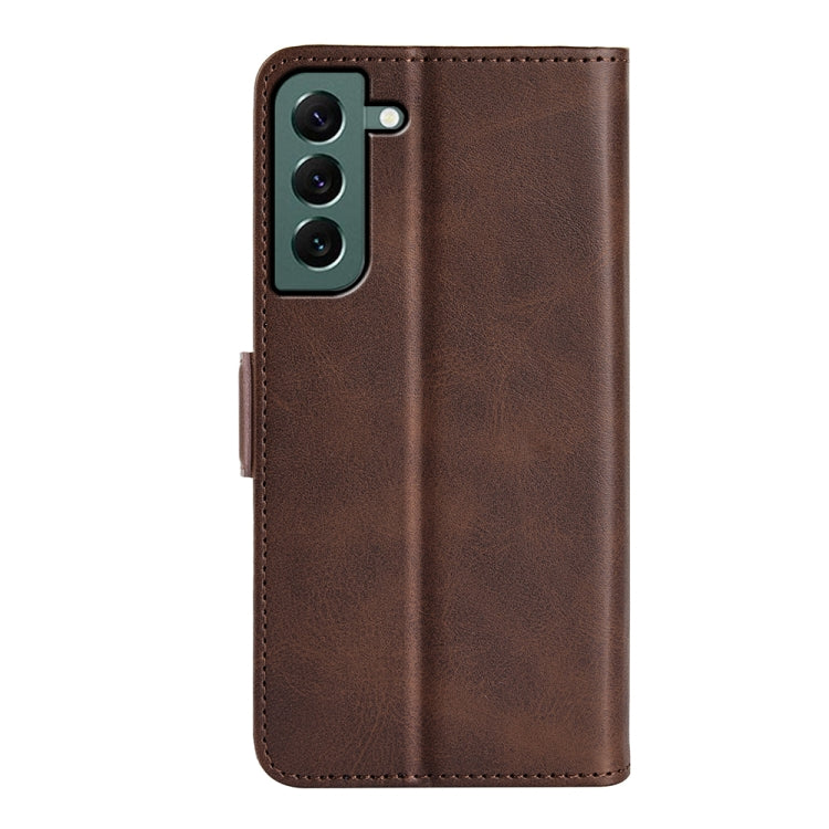 For Samsung Galaxy S23+ 5G Dual-side Magnetic Buckle Leather Phone Case