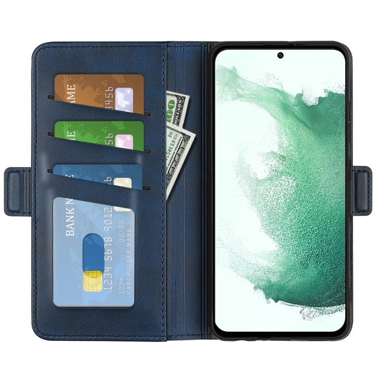 For Samsung Galaxy S23+ 5G Dual-side Magnetic Buckle Leather Phone Case