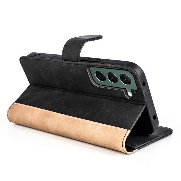 For Samsung Galaxy S23+ 5G Stitching Horizontal Flip Leather Phone Case