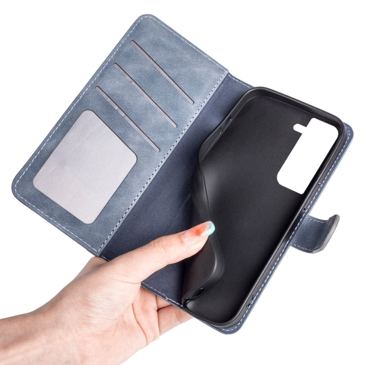 For Samsung Galaxy S23+ 5G Stitching Horizontal Flip Leather Phone Case
