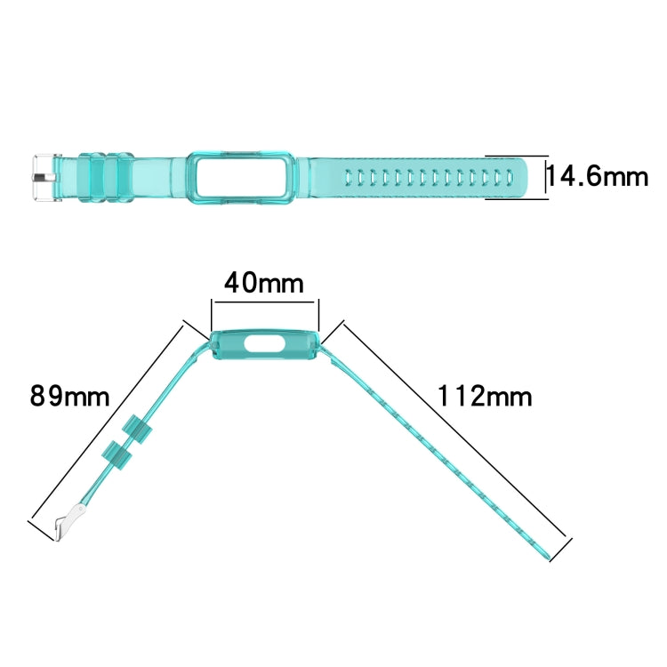 For Fitbit Inspire 3 TPU Integrated Watch Band