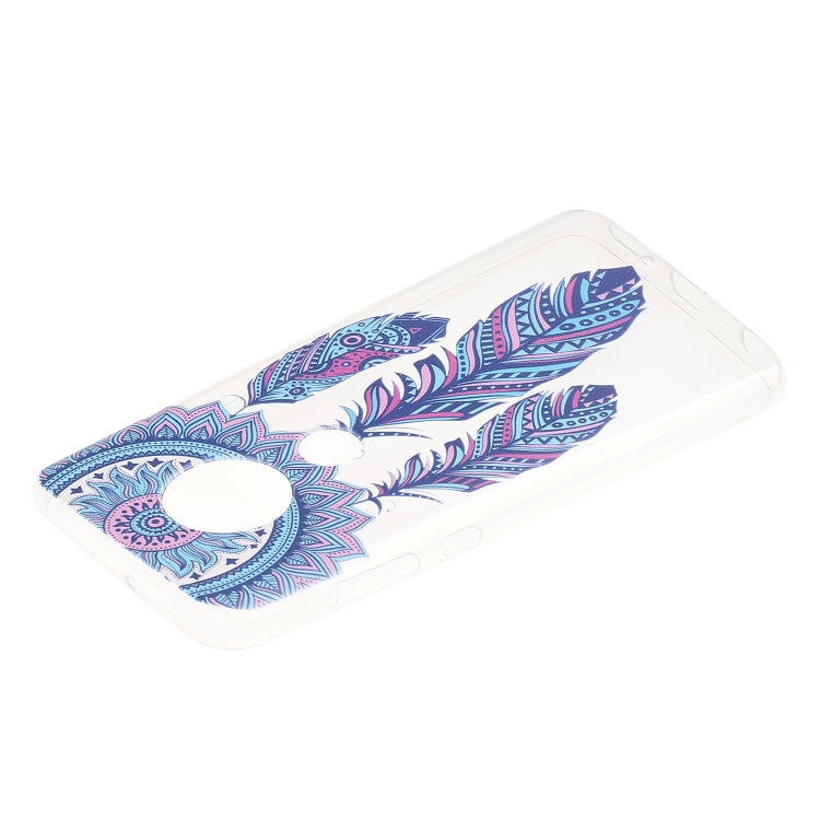 Stylish and Beautiful Pattern TPU Drop Protection Cover for MOTO G7