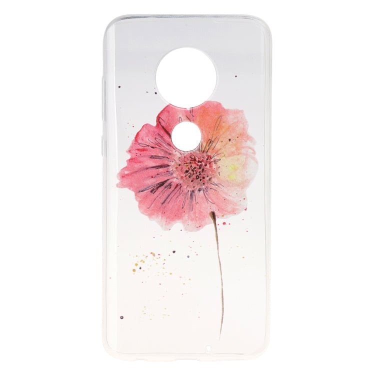 Stylish and Beautiful Pattern TPU Drop Protection Cover for MOTO G7