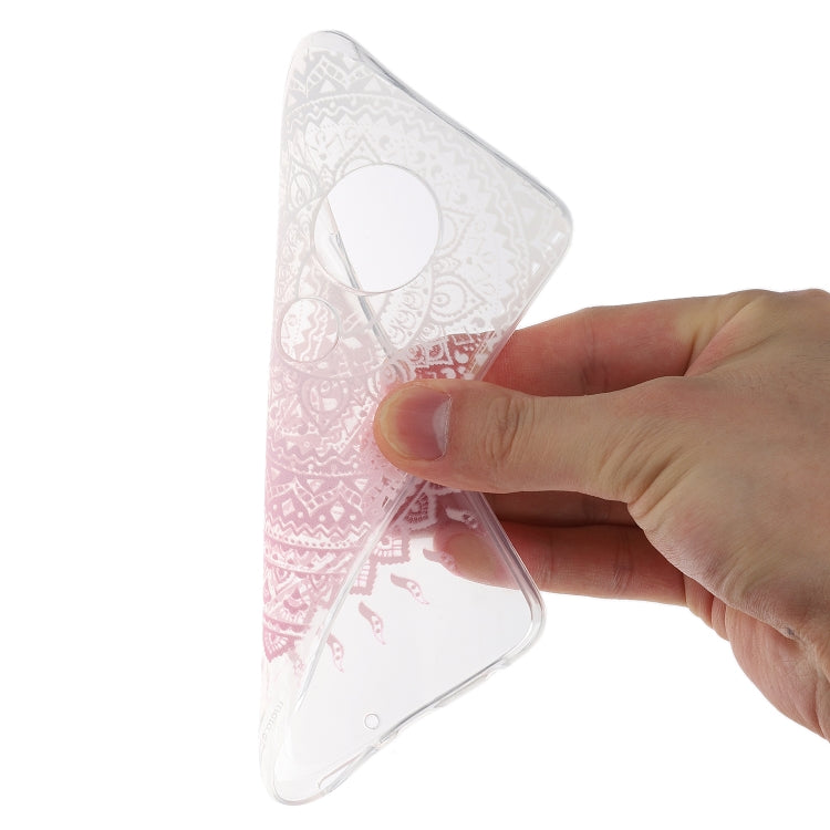 Stylish and Beautiful Pattern TPU Drop Protection Cover for MOTO G7