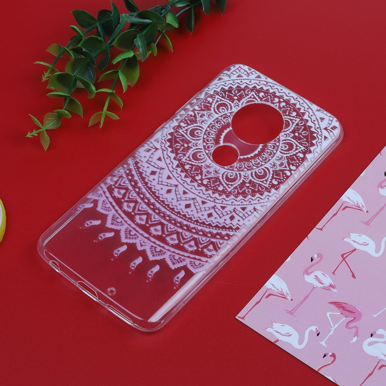 Stylish and Beautiful Pattern TPU Drop Protection Cover for MOTO G7