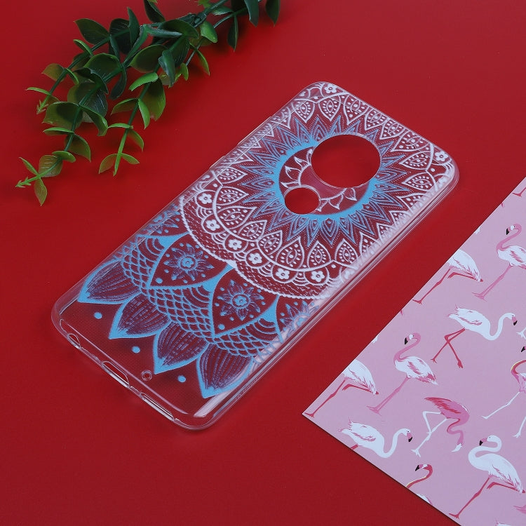 Stylish and Beautiful Pattern TPU Drop Protection Cover for MOTO G7