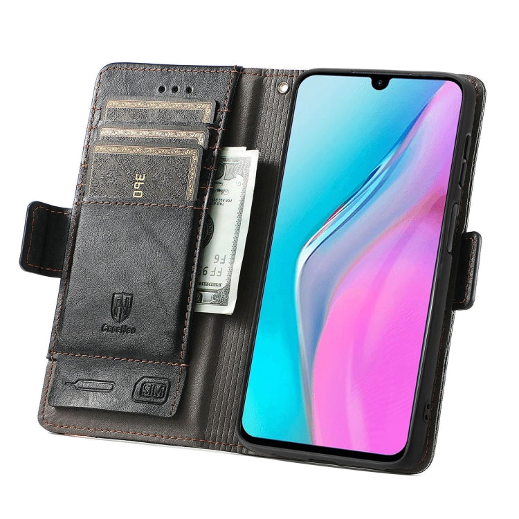 For Infinix Note 11 CaseNeo Splicing Dual Magnetic Buckle Leather Phone Case