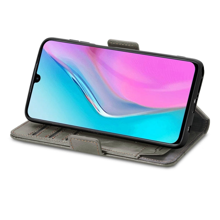 For Infinix Note 11 CaseNeo Splicing Dual Magnetic Buckle Leather Phone Case