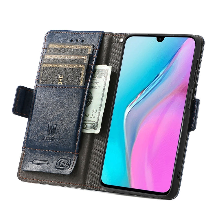 For Infinix Note 11 CaseNeo Splicing Dual Magnetic Buckle Leather Phone Case