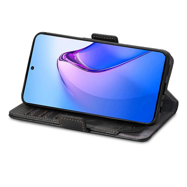 For OPPO Reno8 Pro CaseNeo Splicing Dual Magnetic Buckle Leather Phone Case