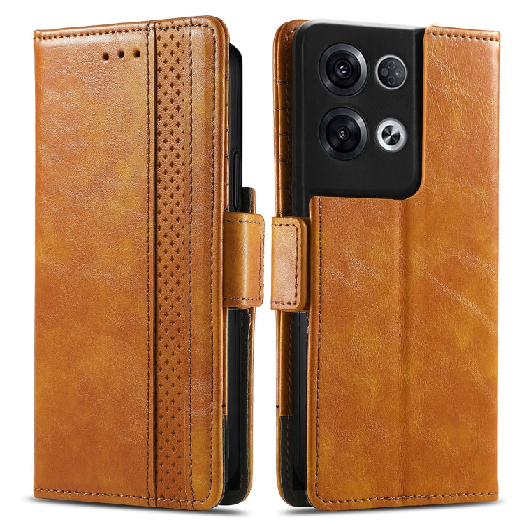 For OPPO Reno8 Pro CaseNeo Splicing Dual Magnetic Buckle Leather Phone Case