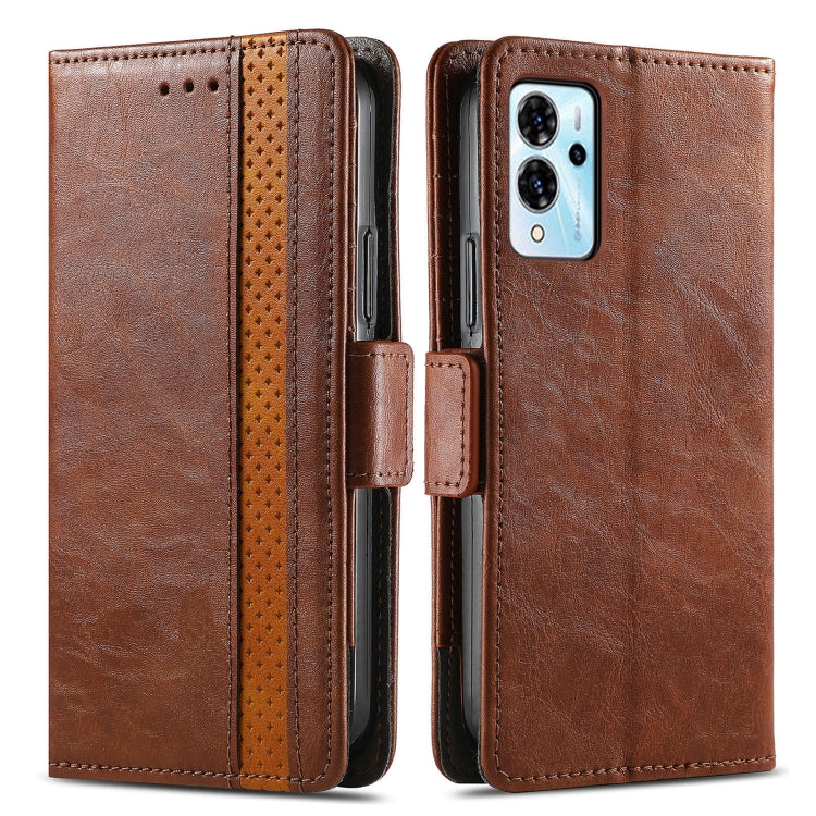 For ZTE Blade V40 Pro CaseNeo Splicing Dual Magnetic Buckle Leather Phone Case