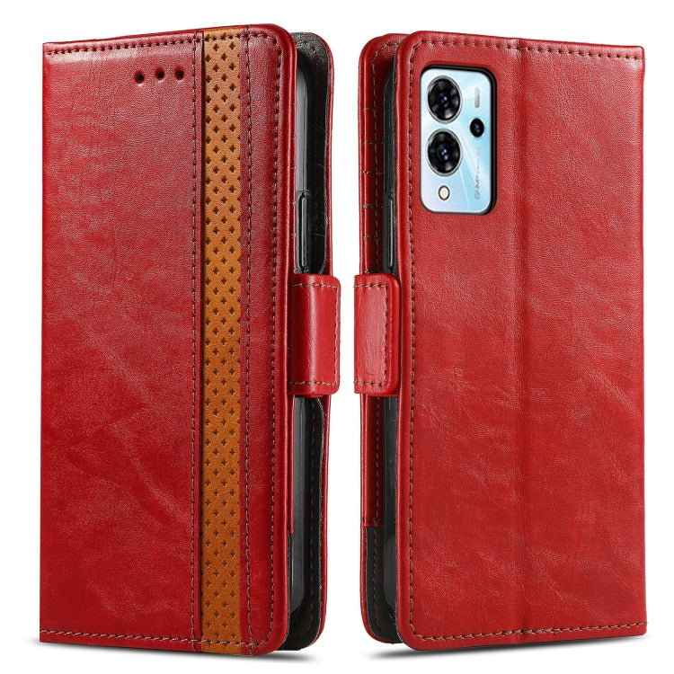 For ZTE Blade V40 Pro CaseNeo Splicing Dual Magnetic Buckle Leather Phone Case