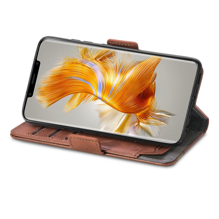 For Huawei Mate 50 Pro CaseNeo Splicing Dual Magnetic Buckle Leather Phone Case