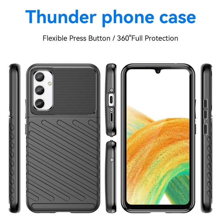 For Samsung Galaxy A34 5G Thunderbolt Shockproof TPU Phone Case