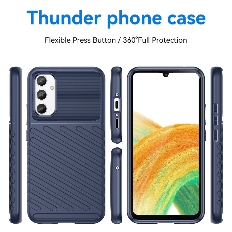 For Samsung Galaxy A34 5G Thunderbolt Shockproof TPU Phone Case