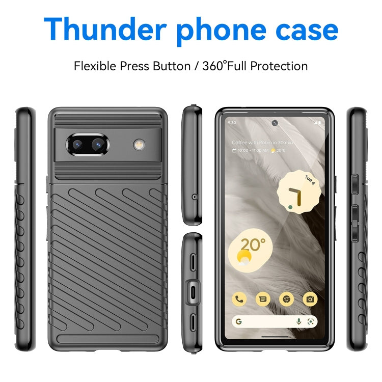For Google Pixel 7A Thunderbolt Shockproof TPU Phone Case