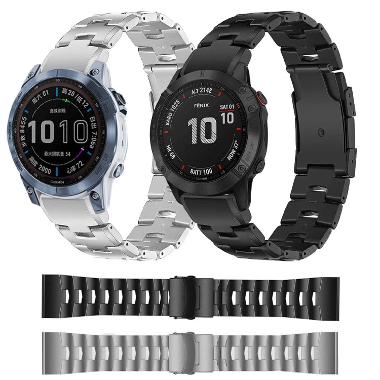For Garmin Fenix 7X Solar 26mm Titanium Alloy Quick Release Watch Band