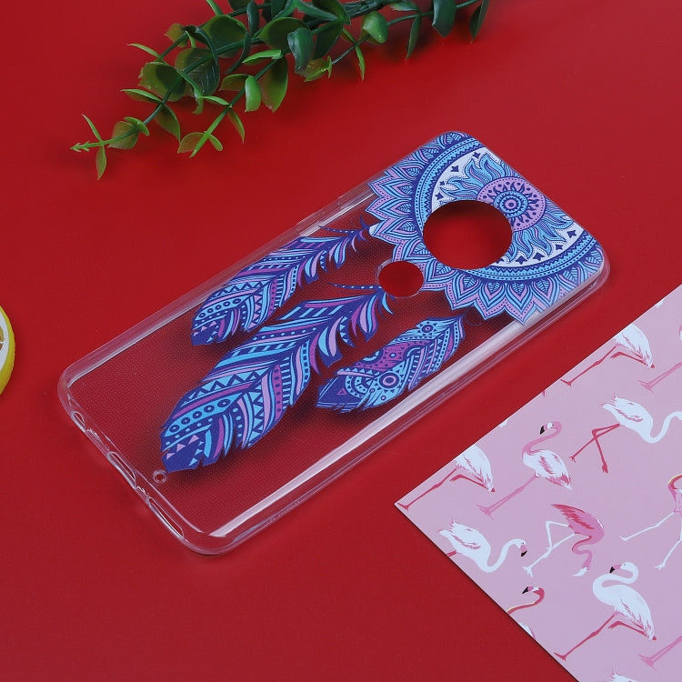 Stylish and Beautiful Pattern TPU Drop Protection Cover for MOTO G7 Plus