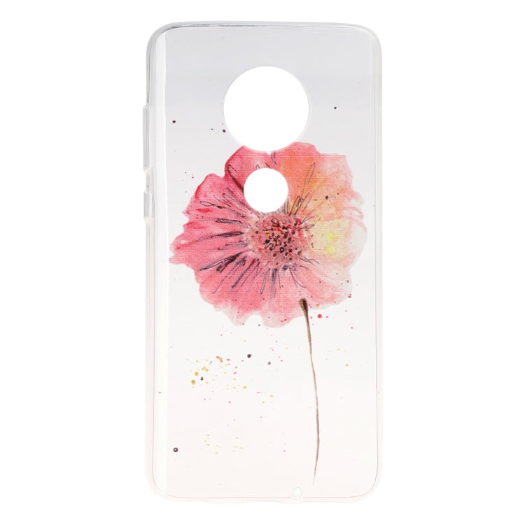 Stylish and Beautiful Pattern TPU Drop Protection Cover for MOTO G7 Plus