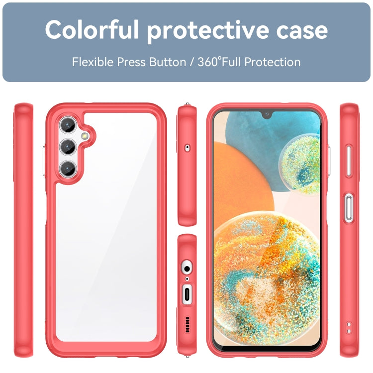 For Samsung Galaxy A14 4G Colorful Series Acrylic + TPU Phone Case