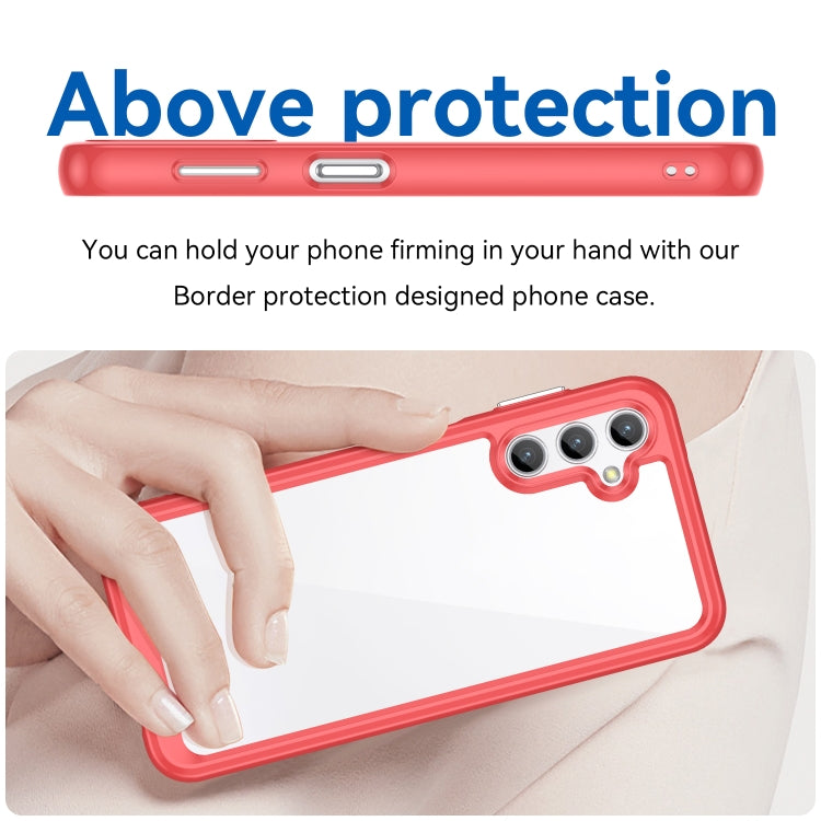 For Samsung Galaxy A14 4G Colorful Series Acrylic + TPU Phone Case