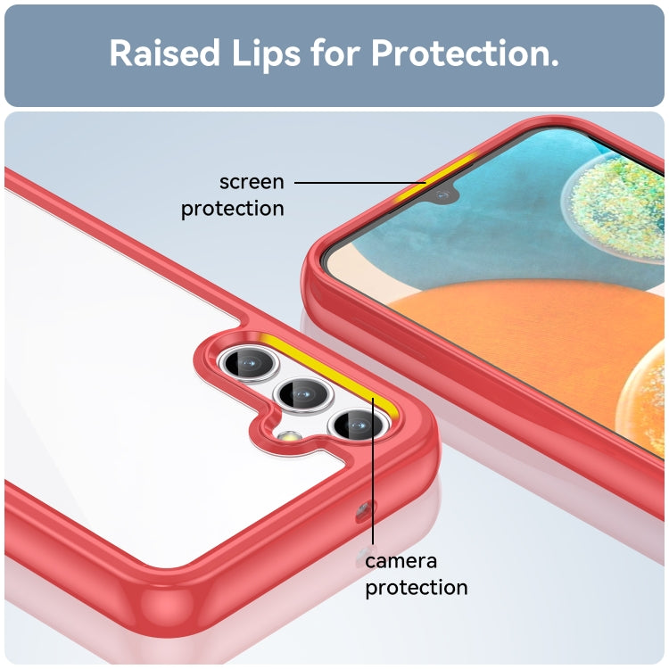 For Samsung Galaxy A14 4G Colorful Series Acrylic + TPU Phone Case