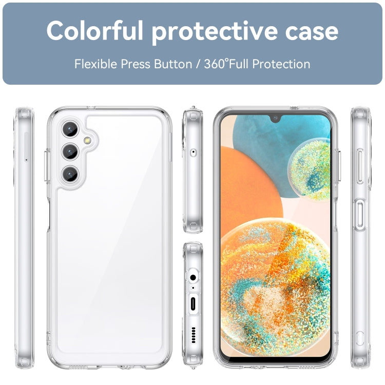 For Samsung Galaxy A14 4G Colorful Series Acrylic + TPU Phone Case