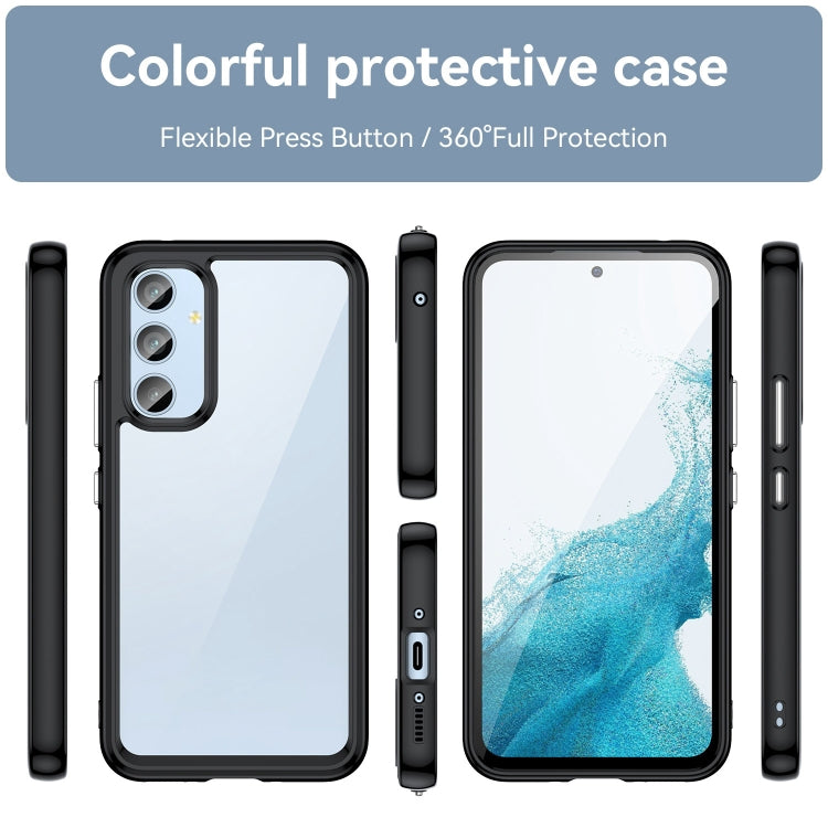 For Samsung Galaxy A54 5G Colorful Series Acrylic + TPU Phone Case