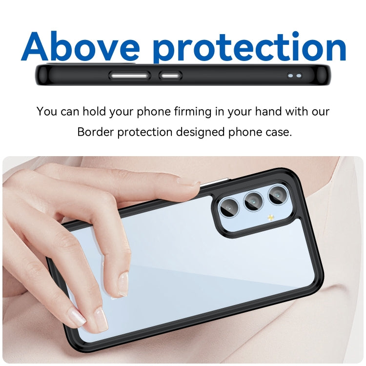 For Samsung Galaxy A54 5G Colorful Series Acrylic + TPU Phone Case