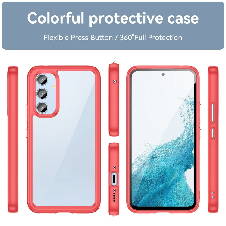 For Samsung Galaxy A54 5G Colorful Series Acrylic + TPU Phone Case