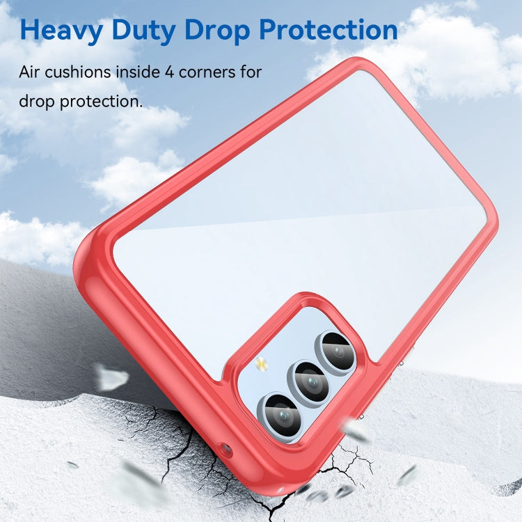 For Samsung Galaxy A54 5G Colorful Series Acrylic + TPU Phone Case