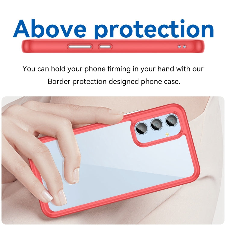 For Samsung Galaxy A54 5G Colorful Series Acrylic + TPU Phone Case