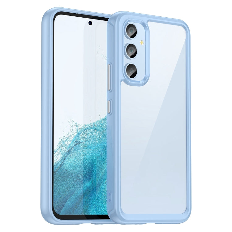 For Samsung Galaxy A54 5G Colorful Series Acrylic + TPU Phone Case