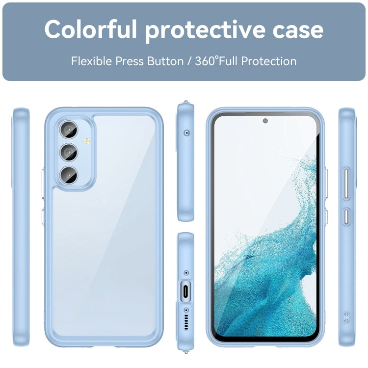 For Samsung Galaxy A54 5G Colorful Series Acrylic + TPU Phone Case