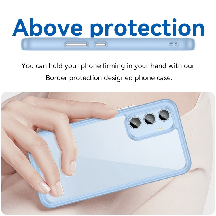 For Samsung Galaxy A54 5G Colorful Series Acrylic + TPU Phone Case