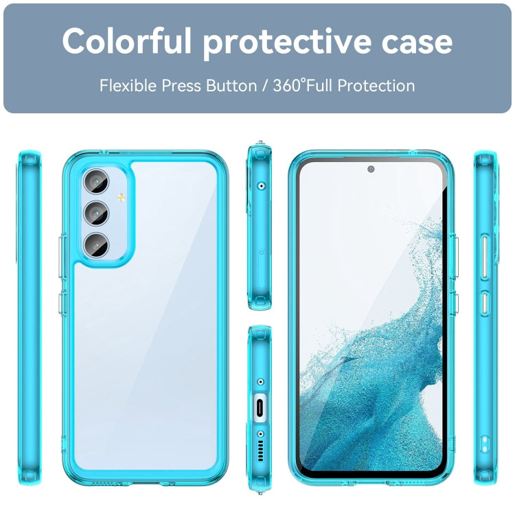 For Samsung Galaxy A54 5G Colorful Series Acrylic + TPU Phone Case